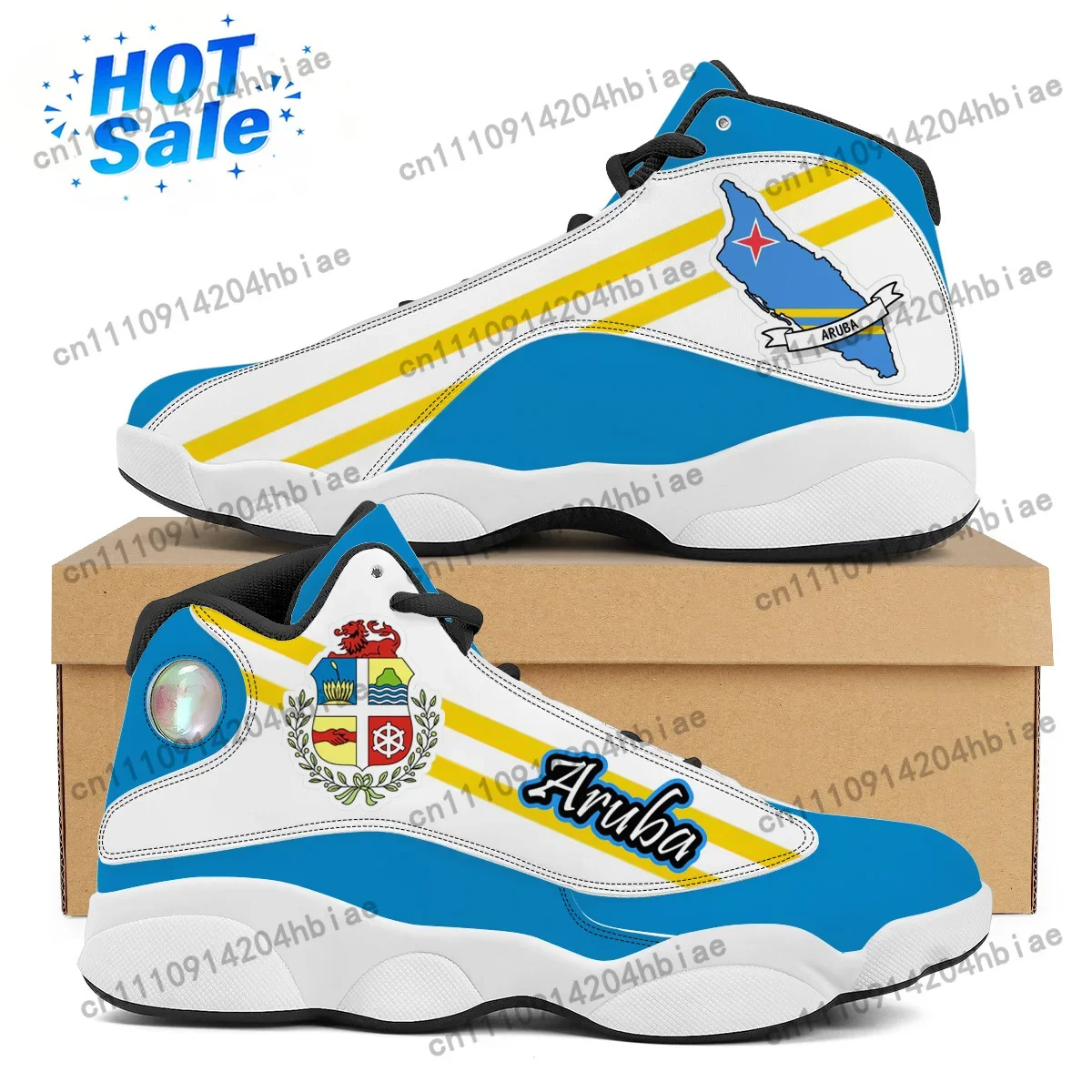 Men'S Shoes Basketball - Tênis Personalizados com Estampa da Bandeira