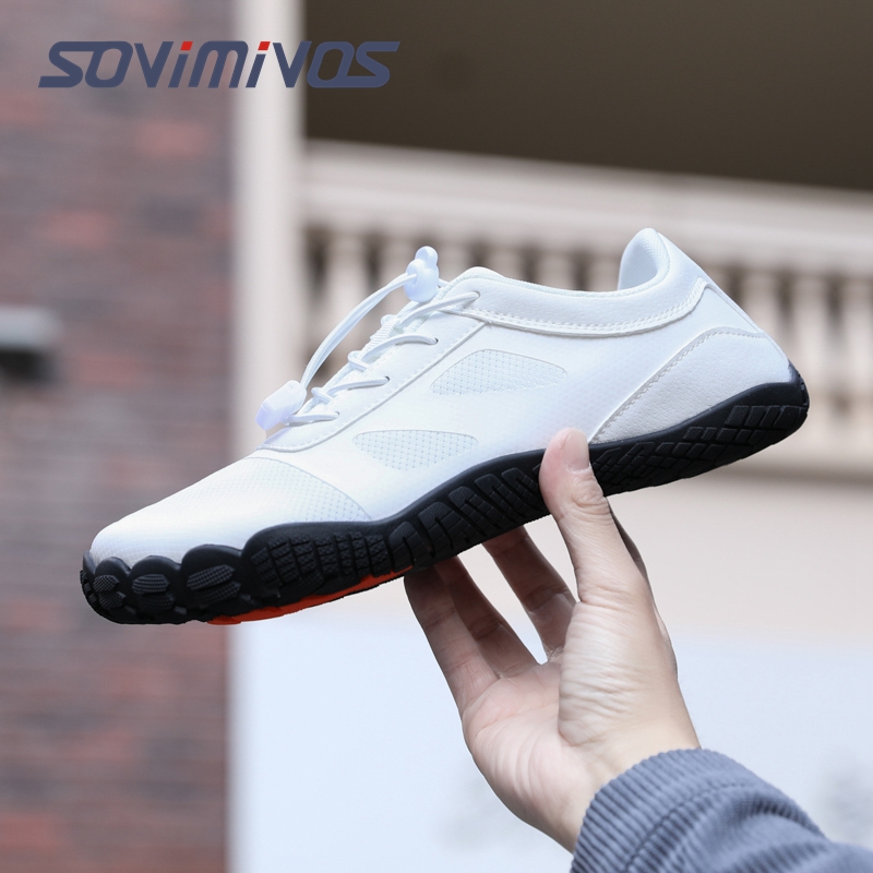 Minimalist Barefoot Shoe - Sapatos masculinos largos descalços para trilha