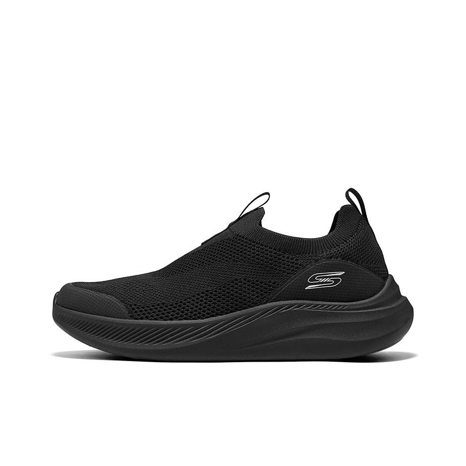 Men Shoes Black - Skechers BOB'S, ténis de caminhada respiráveis