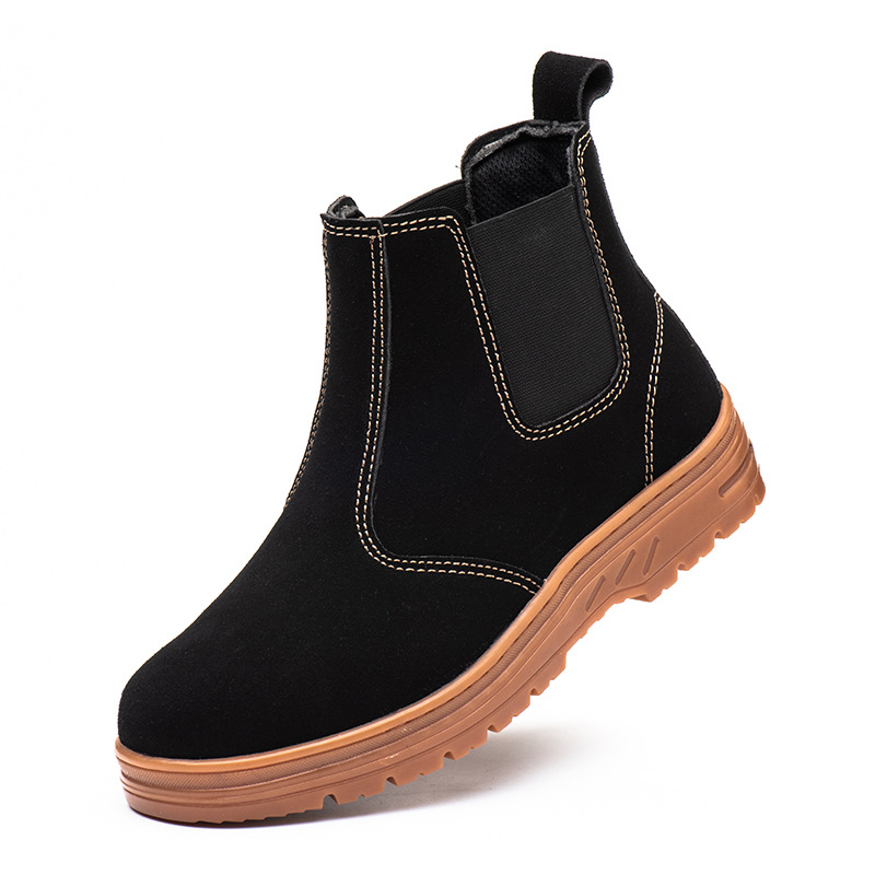 Chelsea Boots Suede - Homens moda biqueira de aço botas