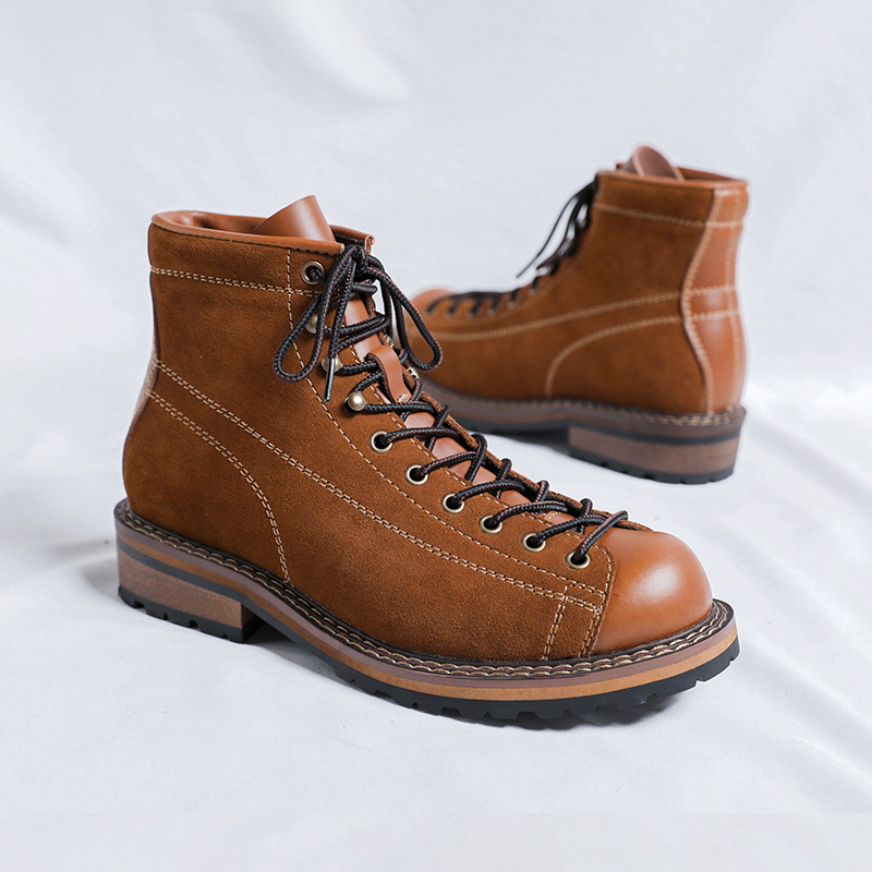Chelsea Boots Suede - Sapatos de caminhada masculinos botas de