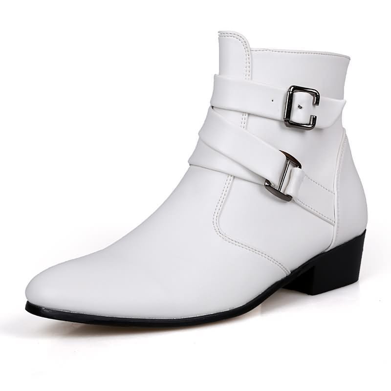 Chelsea Boots Suede - Botas masculinas de luxo de couro