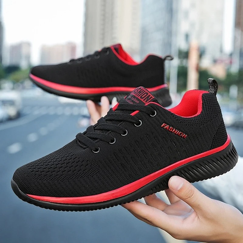 Men Shoes Sale - Mocassins de malha leve masculino, tênis