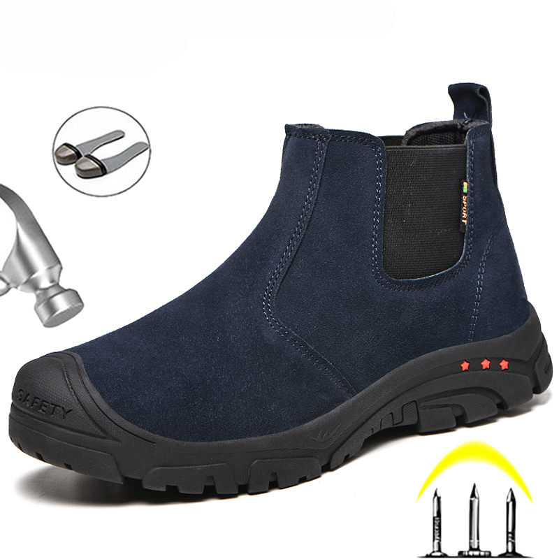 Botas masculinas de segurança  - Chelsea Boots Suede avaliação e preço