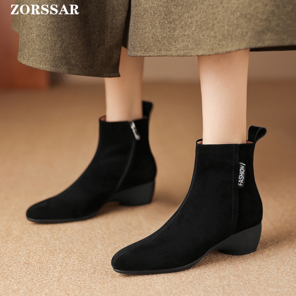 2025 novo outono inverno botas - Chelsea Boots Suede avaliação e preço