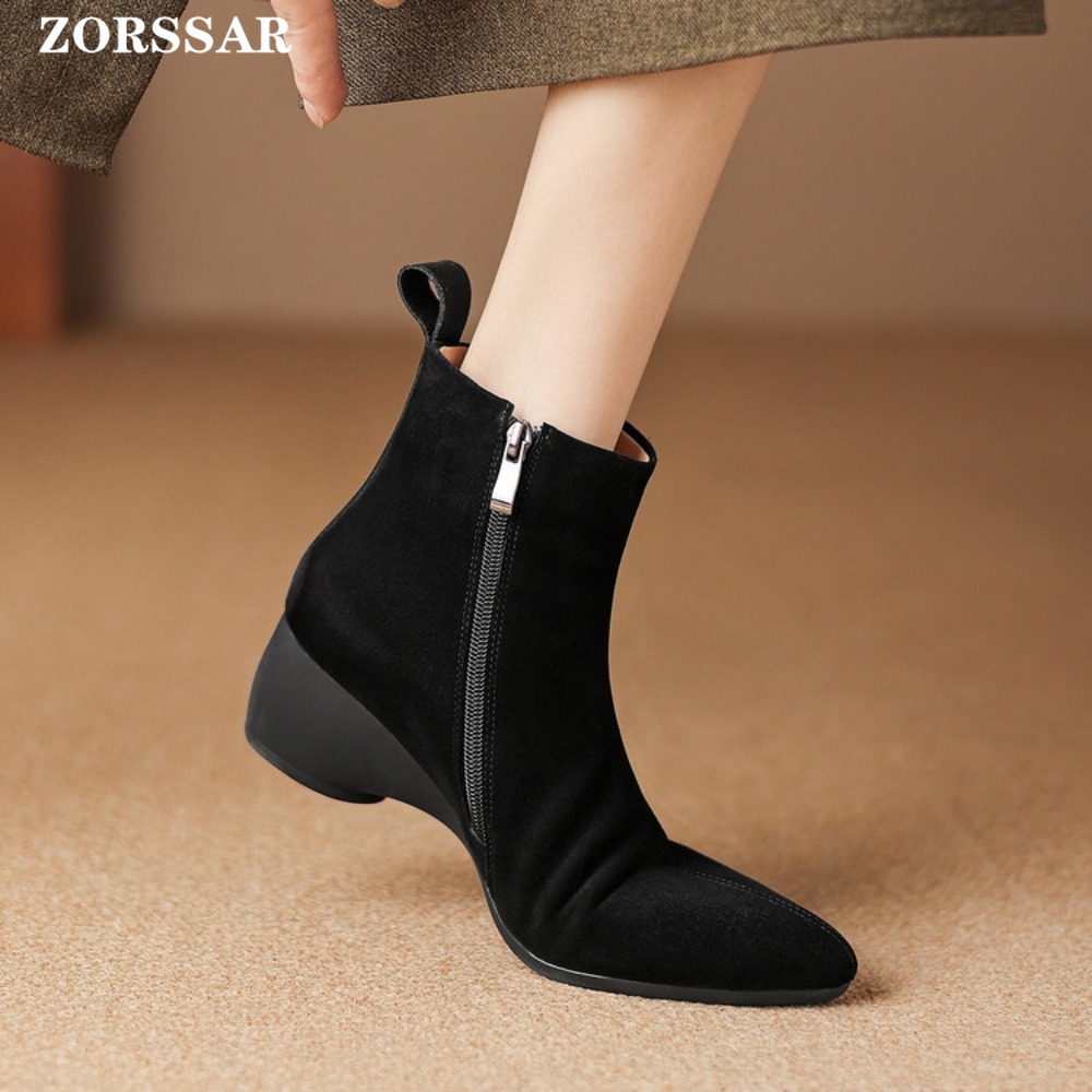 2025 novo outono inverno botas - Chelsea Boots Suede avaliação e preço