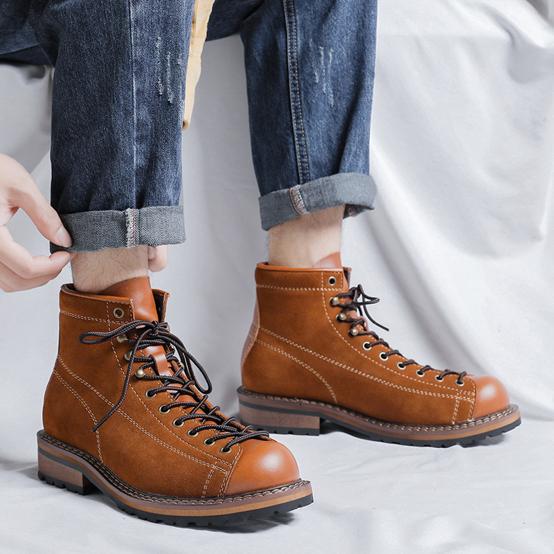 Sapatos de caminhada masculino - Chelsea Boots Suede avaliação e preço