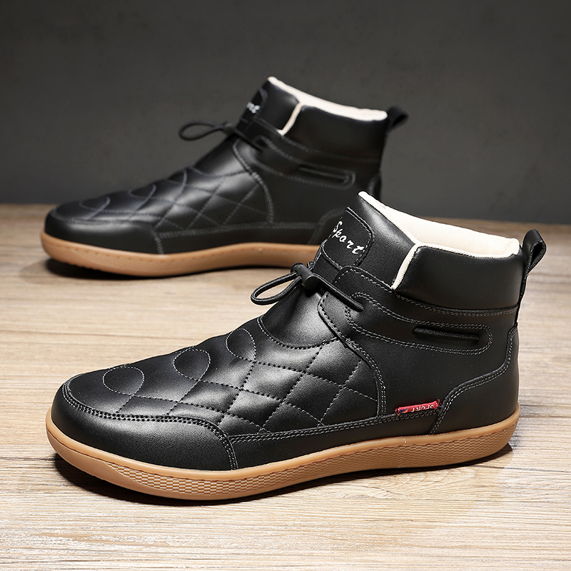 Novas Botas de Couro Masculina - Minimalist Barefoot Shoe avaliação e preço