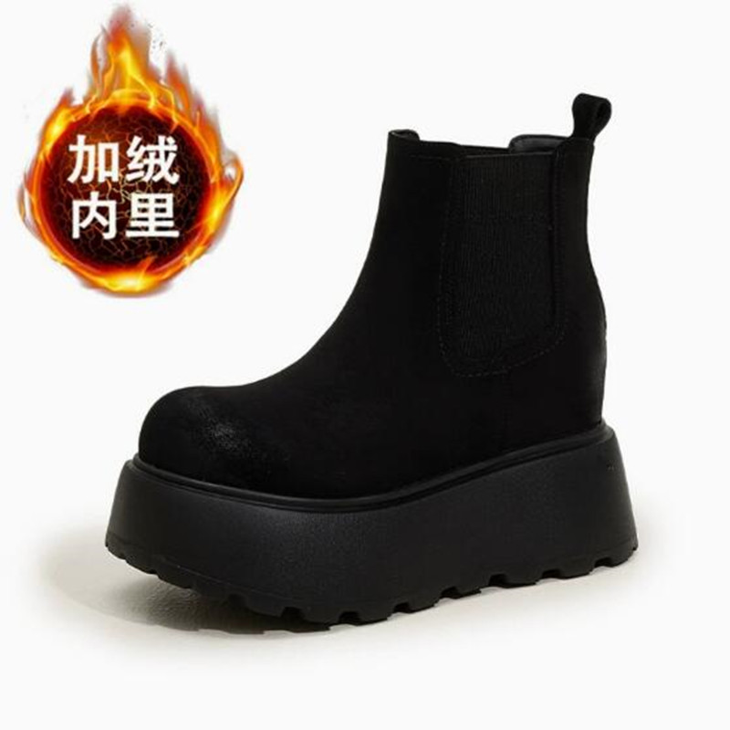 Botas de Neve de Luxo em Couro - Chelsea Boots Suede avaliação e preço