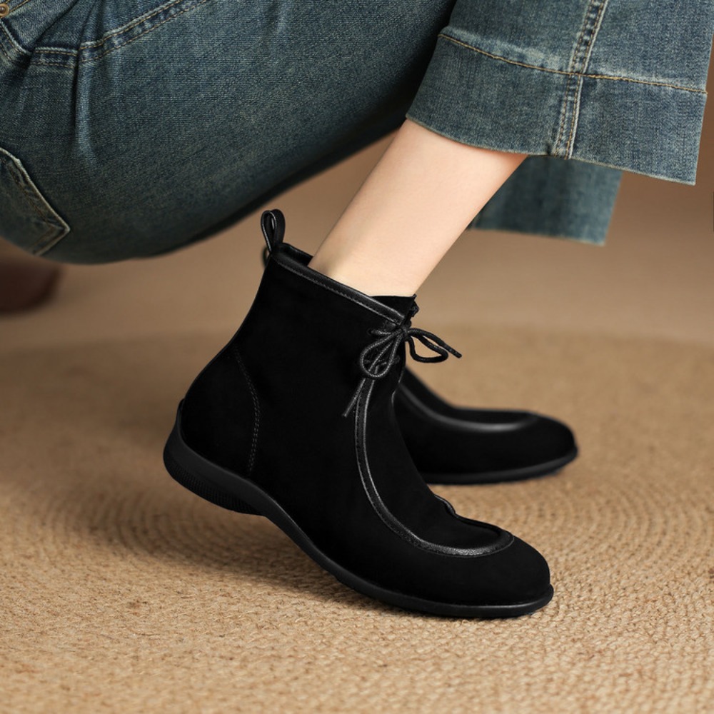 2026 NOVAS Botas Femininas de  - Chelsea Boots Suede avaliação e preço