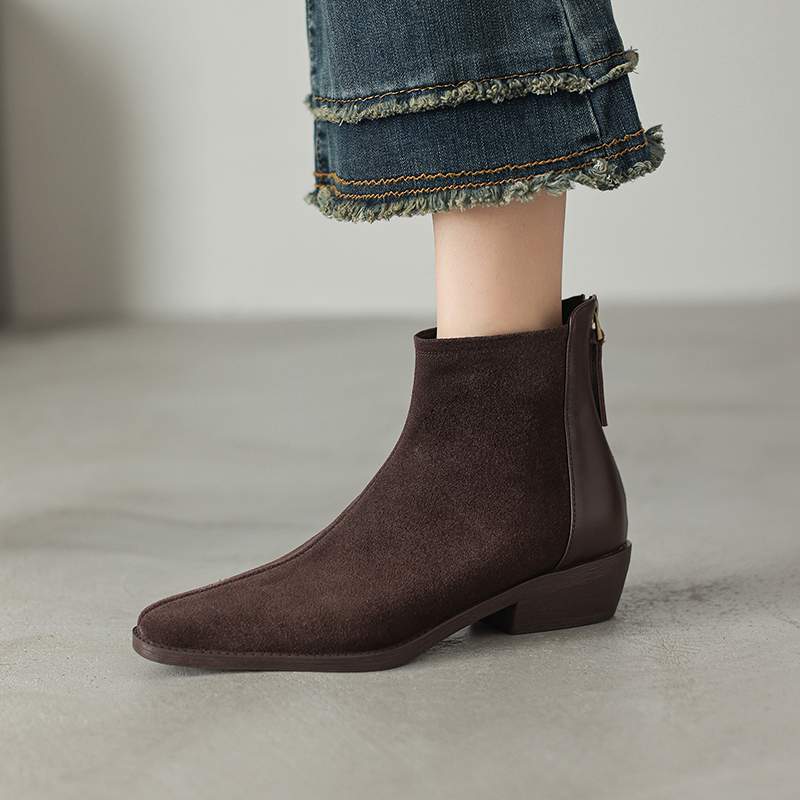Botas de Motocicleta Modernas  - Chelsea Boots Suede avaliação e preço