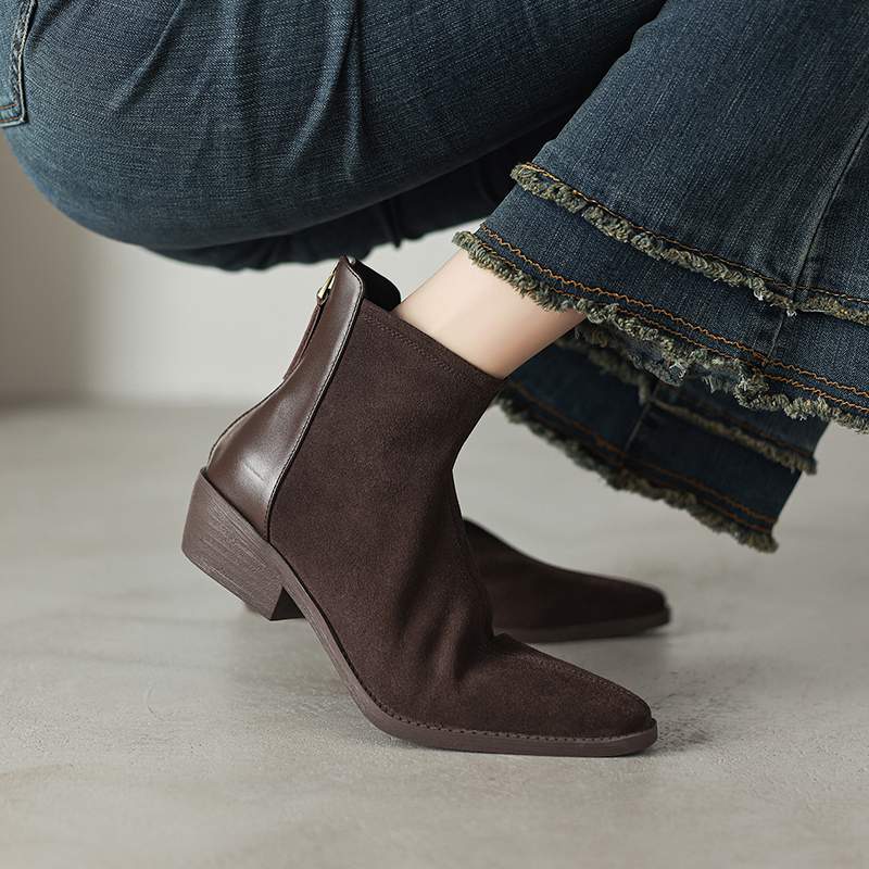 Botas de Motocicleta Modernas  - Chelsea Boots Suede avaliação e preço