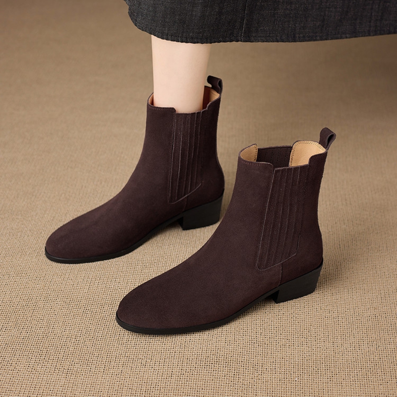 NOVAS Botas Femininas de Outon - Chelsea Boots Suede avaliação e preço