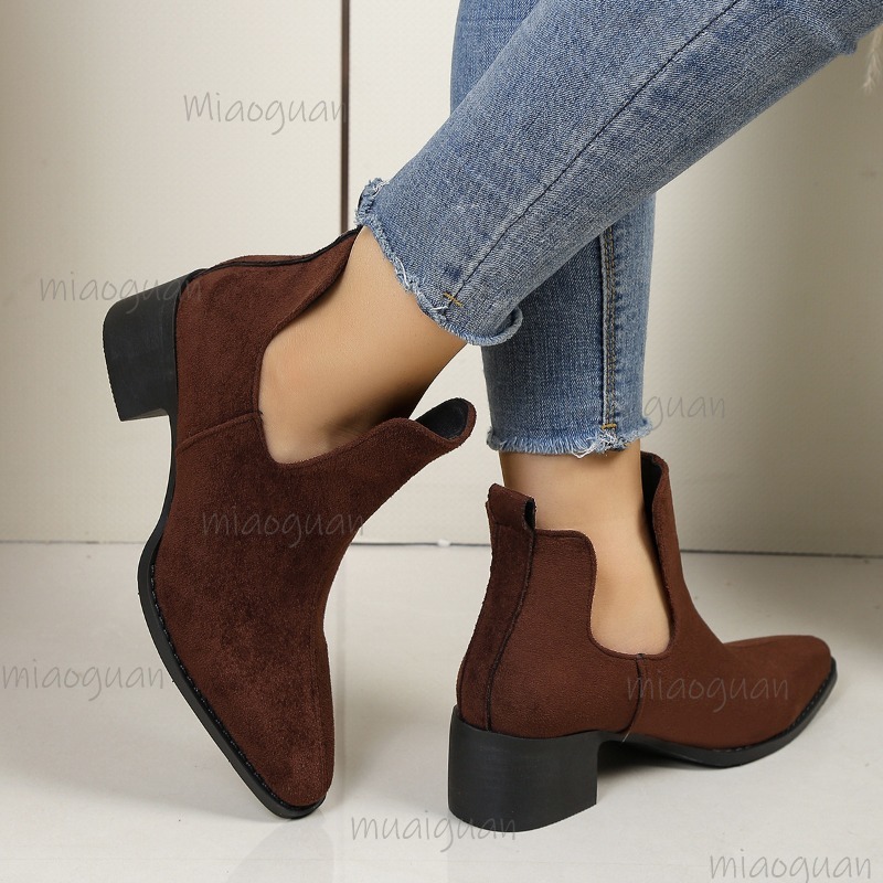 Botas femininas de camurça Che - Chelsea Boots Suede avaliação e preço
