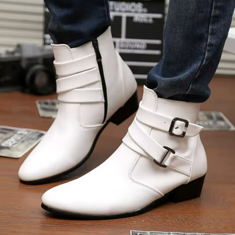 Botas masculinas de luxo de co - Chelsea Boots Suede avaliação e preço