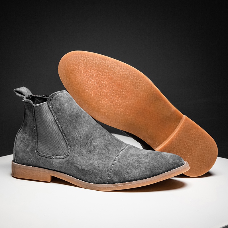 Botas Chelsea masculinas de co - Chelsea Boots Suede avaliação e preço